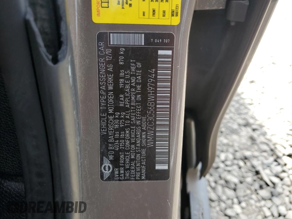 2011 MINI Countryman S with VIN WMWZC3C56BWH97944, listed as a Copart auction lot 58071315 with 176,528 mi miles and Clean title. Bid and sale history available at DreamBid. Image 12.