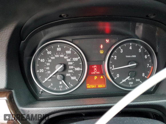 2011 BMW 3 Series 335i with VIN WBAPM5C59BF181975, listed as a Copart auction lot 51857465 with 87,341 mi miles and Salvage Title. Bid and sale history available at carsss.com. Image 9.