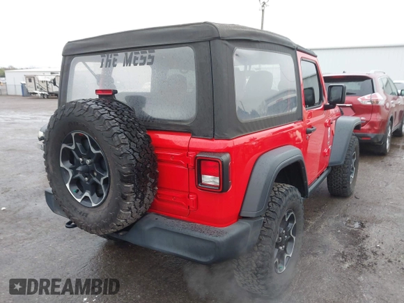 2020 Jeep Wrangler Sport S z VIN 1C4GJXAG8LW266464, wystawiony jako IAAI lot #41958375 z przebiegiem 57 139 mil mil oraz . Historia ofert i sprzedaży dostępna na DreamBid. Obrazek 4.