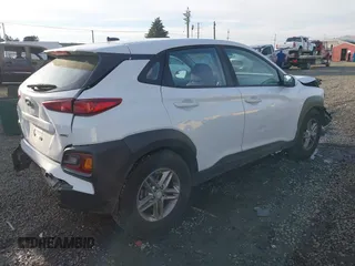 2018 Hyundai Kona SE with VIN KM8K1CAA3JU094976, listed as a IAAI auction lot 40796987 with 128,592 mi miles. Bid and sale history available at carsss.com. Image 4.