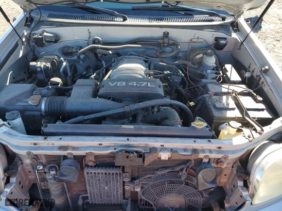 2003 Toyota Sequoia Limited with VIN 5TDBT48A23S185562, listed as a Copart auction lot 50999175 with 121,692 mi miles and Clean Title. Bid and sale history available at carsss.com. Image 12.