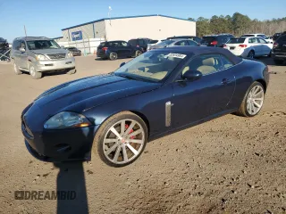 2007 Jaguar XK with VIN SAJDA44B075B06208, listed as a Copart auction lot 82694984 with 74,003 mi miles and Salvage Title. Bid and sale history available at carsss.com. Image 1.