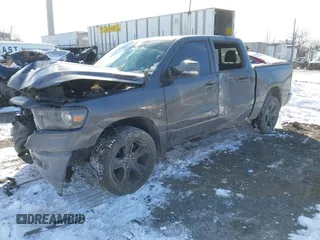 2020 Ram 1500 Big Horn with VIN 1C6SRFFT8LN182905, listed as a IAAI auction lot 41398009 with 53,268 mi miles. Bid and sale history available at carsss.com. Image 18.