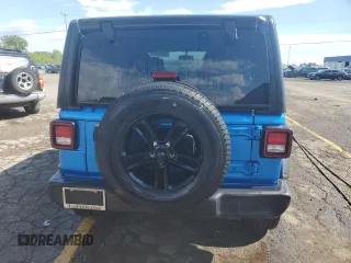 2023 Jeep Wrangler Sport with VIN 1C4HJXDN6PW543133, listed as a Copart auction lot 69230224 with 5,370 mi miles and Clean Title. Bid and sale history available at DreamBid. Image 6.