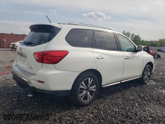 2017 Nissan Pathfinder SL with VIN 5N1DR2MM1HC688290, listed as a Copart auction lot 52807675 with 129,038 mi miles and Salvage Title. Bid and sale history available at carsss.com. Image 3.