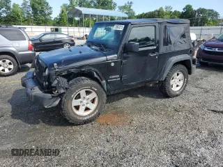 2014 Jeep Wrangler Sport z VIN 1C4AJWAG0EL147523, wystawiony jako Copart lot #59682015 z przebiegiem 196 258 mil mil oraz Szkoda całkowita • Salvage title. Historia ofert i sprzedaży dostępna na DreamBid. Obrazek 1.