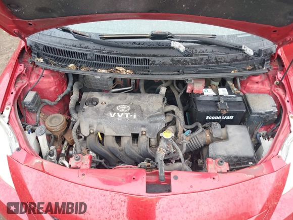 2008 Toyota Yaris with VIN JTDBT923684018504, listed as a IAAI auction lot 42126033 with 206,585 mi miles. Bid and sale history available at carsss.com. Image 10.