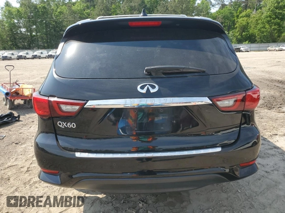 2020 Infiniti QX60 Luxe with VIN 5N1DL0MN7LC500234, listed as a Copart auction lot 53195315 with 116,020 mi miles and Salvage Title. Bid and sale history available at DreamBid. Image 6.