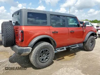 2024 Ford Bronco Wildtrak с VIN 1FMEE2BP4RLB23952, выставлен на аукционе Copart как лот 61547765 с пробегом 12 180 миль миль и На запчасти • Non repairable. История ставок и продаж доступна на DreamBid. Изображение 3.