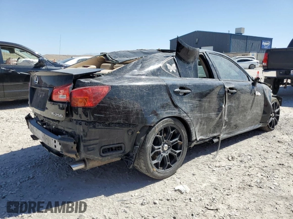2006 Lexus IS 250 with VIN JTHBK262565008581, listed as a Copart auction lot 60874485 with Not provided miles and Salvage title. Bid and sale history available at DreamBid. Image 3.