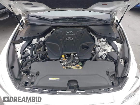 2021 Infiniti Q50 3.0t LUXE with VIN JN1EV7BP0MM706932, listed as a IAAI auction lot 41855442 with 62,941 mi miles. Bid and sale history available at carsss.com. Image 10.