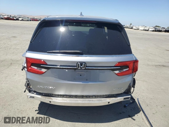 2023 Honda Odyssey Touring with VIN 5FNRL6H86PB043474, listed as a Copart auction lot 61672545 with 39,176 mi miles and Salvage title. Bid and sale history available at DreamBid. Image 6.