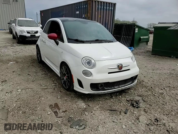 2013 FIAT 500 Abarth with VIN 3C3CFFFH4DT623100, listed as a Copart auction lot 56852725 with 109,387 mi miles and Non repairable. Bid and sale history available at DreamBid. Image 13.