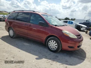 2006 Toyota Sienna CE with VIN 5TDZA23C96S452816, listed as a Copart auction lot 50562405 with 215,949 mi miles and Salvage Title. Bid and sale history available at carsss.com. Image 4.