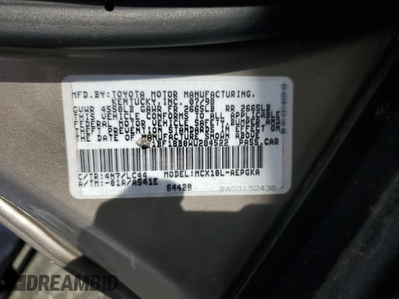 1998 Toyota Avalon XL with VIN 4T1BF18B0WU284522, listed as a Copart auction lot 45590925 with 278,690 mi miles and Salvage Title. Bid and sale history available at DreamBid. Image 14.