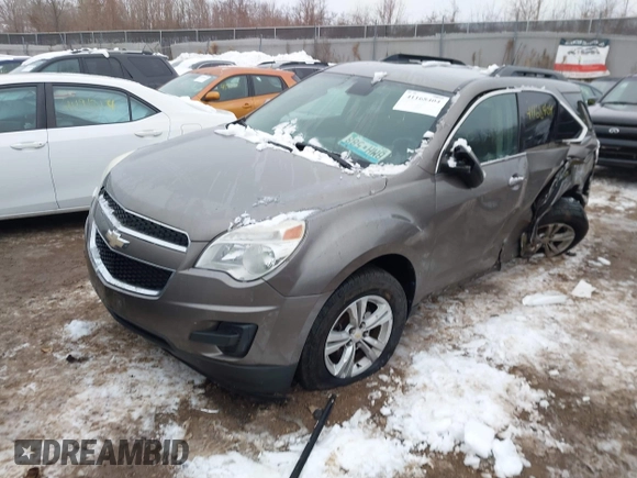 2012 Chevrolet Equinox LT w/1LT with VIN 2GNFLEE51C6155548, listed as a IAAI auction lot 41168404 with 136,229 mi miles. Bid and sale history available at carsss.com. Image 2.