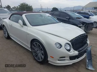 2015 Bentley Continental GT with VIN SCBGJ3ZAXFC044364, listed as a IAAI auction lot 39947673 with 3,514 mi miles and . Bid and sale history available at DreamBid. Image 1.