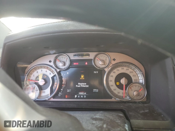 2015 Ram 2500 Longhorn with VIN 3C6UR5PL4FG587691, listed as a Copart auction lot 42305805 with 105,653 mi miles and Salvage title. Bid and sale history available at DreamBid. Image 9.