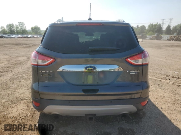 2016 Ford Escape Titanium with VIN 1FMCU9J98GUB32375, listed as a Copart auction lot 59564885 with 123,548 mi miles and Salvage title. Bid and sale history available at DreamBid. Image 6.