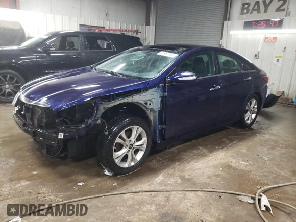 2013 Hyundai Sonata Limited with VIN 5NPEC4AC4DH652285, listed as a Copart auction lot 42961765 with 176,434 mi miles and Salvage Title. Bid and sale history available at DreamBid. Image 1.