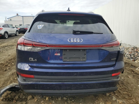 2023 Audi Q4 e-tron Prestige with VIN WA1M2BFZ7PP064562, listed as a Copart auction lot 46991875 with 16,075 mi miles and Salvage Title. Bid and sale history available at carsss.com. Image 6.