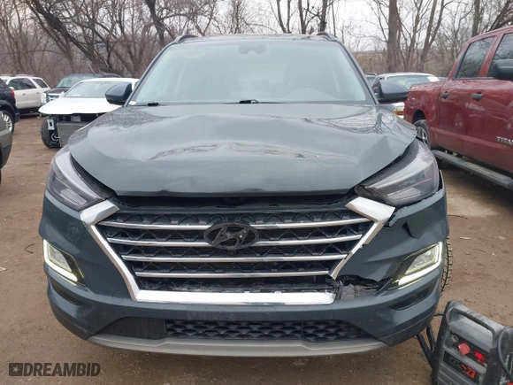 2021 Hyundai Tucson Sport with VIN KM8J3CAL9MU381508, listed as a IAAI auction lot 41538535 with 53,818 mi miles. Bid and sale history available at carsss.com. Image 6.