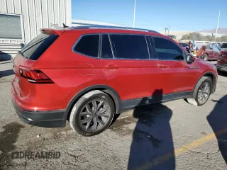 2022 Volkswagen Tiguan SE with VIN 3VV3B7AX9NM033175, listed as a Copart auction lot 88956345 with 39,219 mi miles and Salvage Title. Bid and sale history available at DreamBid. Image 3.