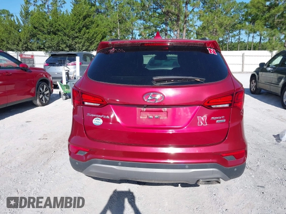 2017 Hyundai Santa Fe 2.4L with VIN 5XYZUDLBXHG397691, listed as a IAAI auction lot 42687035 with 115,563 mi miles and . Bid and sale history available at DreamBid. Image 16.