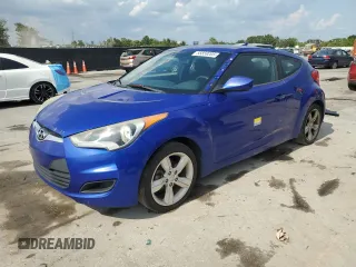 2014 Hyundai Veloster z VIN KMHTC6AD9EU183239, wystawiony jako Copart lot #55859205 z przebiegiem 199 414 mil mil oraz Szkoda całkowita • Salvage title. Historia ofert i sprzedaży dostępna na DreamBid. Obrazek 1.