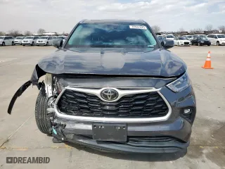 2020 Toyota Highlander XLE with VIN 5TDGZRAH7LS013584, listed as a Copart auction lot 47637525 with 34,100 mi miles and Salvage Title. Bid and sale history available at carsss.com. Image 5.