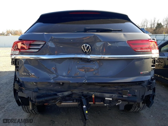 2020 Volkswagen Atlas Cross Sport 3.6L V6 SEL Premium R-Line with VIN 1V2TE2CA6LC229444, listed as a Copart auction lot 41933825 with 48,143 mi miles and Salvage Title. Bid and sale history available at carsss.com. Image 6.