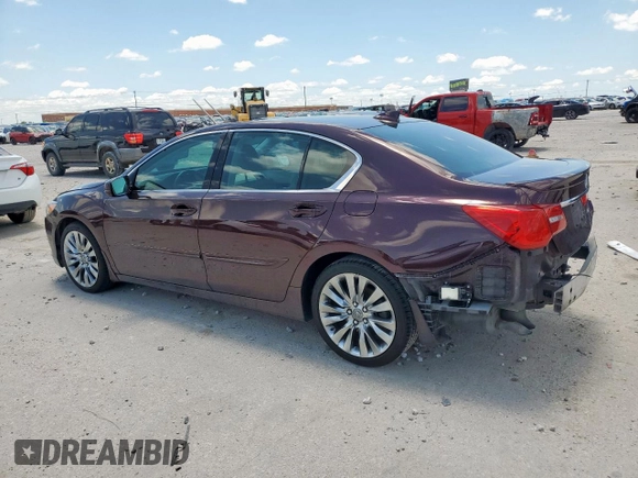 2016 Acura RLX Advance z VIN JH4KC1F93GC000609, wystawiony jako Copart lot #59809305 z przebiegiem 160 568 mil mil oraz Szkoda całkowita • Salvage title. Historia ofert i sprzedaży dostępna na DreamBid. Obrazek 2.