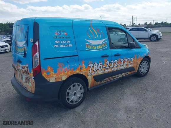 2016 Ford Transit Connect XL with VIN NM0LS6E79G1230301, listed as a IAAI auction lot 41618107 with 178,213 mi miles. Bid and sale history available at carsss.com. Image 4.