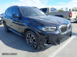 2022 BMW X3 sDrive30i with VIN 5UX43DP09N9M68350, listed as a IAAI auction lot 41892975 with 39,175 mi miles. Bid and sale history available at carsss.com. Image 1.