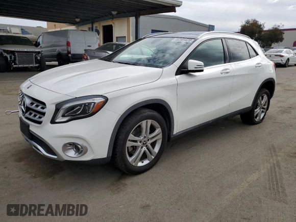 2018 Mercedes-Benz GLA 250 z VIN WDCTG4GB4JJ492450, wystawiony jako Copart lot #46369425 z przebiegiem 47 811 mil mil oraz Szkoda całkowita • Salvage title. Historia ofert i sprzedaży dostępna na DreamBid. Obrazek 1.