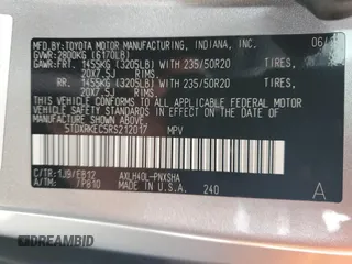 2024 Toyota Sienna XSE with VIN 5TDXRKEC5RS212017, listed as a Copart auction lot 85159734 with 0 mi miles and Salvage Title. Bid and sale history available at carsss.com. Image 13.