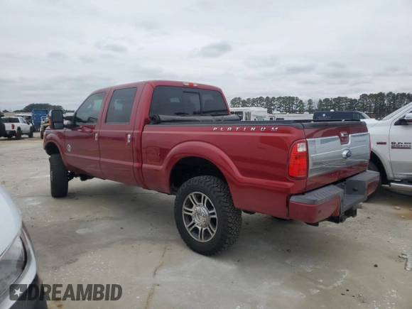2015 Ford F-350 Platinum с VIN 1FT8W3BTXFEB43009, выставлен на аукционе Copart как лот 44359255 с пробегом 117 264 миль миль и Списание • Salvage title. История ставок и продаж доступна на DreamBid. Изображение 2.