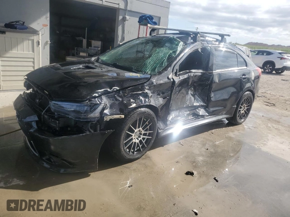 2011 Mitsubishi Lancer with VIN JA32Y6HV9BU045307, listed as a Copart auction lot 85663094 with 90,628 mi miles and Salvage Title. Bid and sale history available at DreamBid. Image 1.