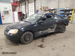 2003 Honda Civic EX with VIN 1HGEM21953L044664, listed as a Copart auction lot 49733715 with 196312 miles and Salvage Title. Bid and sale history available at carsss.com. Image 1.