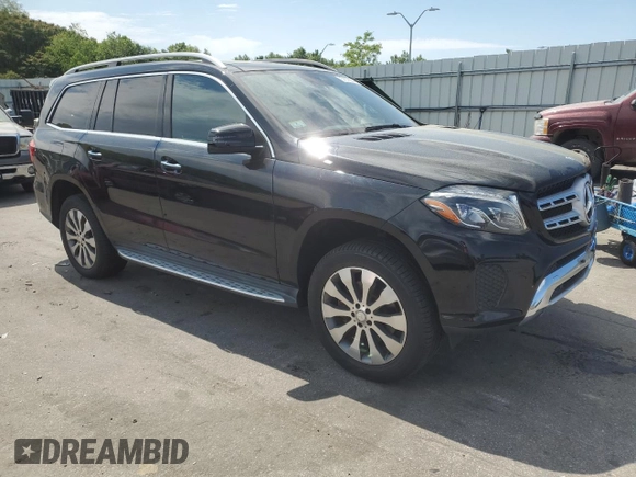 2017 Mercedes-Benz GLS 450 with VIN 4JGDF6EE6HA810516, listed as a Copart auction lot 57375224 with 63,440 mi miles and Salvage Title. Bid and sale history available at DreamBid. Image 4.