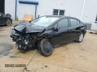 2022 Nissan Versa S with VIN 3N1CN8DV1NL820653, listed as a Copart auction lot 59994575 with 42,252 mi miles and Salvage title. Bid and sale history available at DreamBid. Image 1.