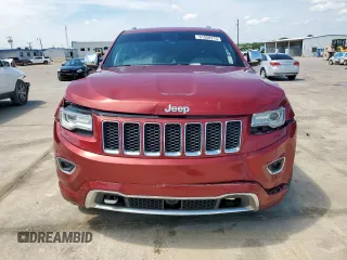 2015 Jeep Grand Cherokee Overland with VIN 1C4RJECG3FC686536, listed as a Copart auction lot 61058215 with 132,282 mi miles and Salvage title. Bid and sale history available at DreamBid. Image 5.