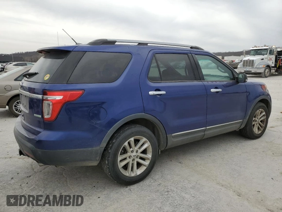 2013 Ford Explorer XLT with VIN 1FM5K7D94DGB13752, listed as a Copart auction lot 48776475 with 153,684 mi miles and Clean Title. Bid and sale history available at carsss.com. Image 3.