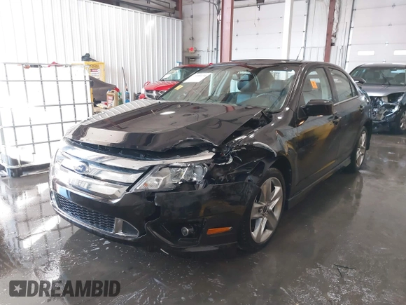 2010 Ford Fusion SPORT with VIN 3FAHP0DC1AR321975, listed as a IAAI auction lot 41395134 with 53,550 mi miles. Bid and sale history available at carsss.com. Image 17.