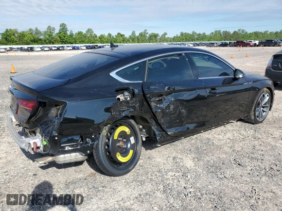 2023 Audi A5 Sportback S line Premium Plus with VIN WAUFACF56PA024297, listed as a Copart auction lot 47463233 with 4,645 mi miles. Bid and sale history available at carsss.com. Image 3.