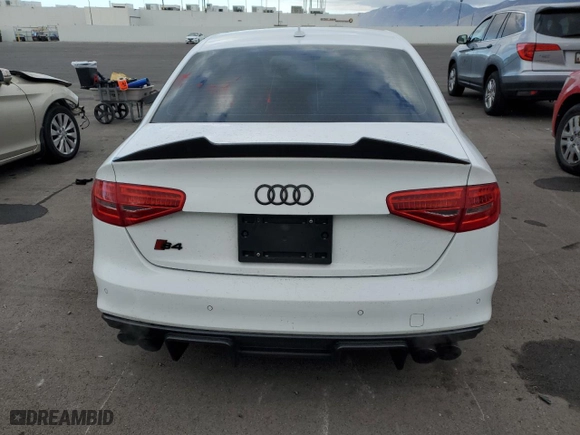 2015 Audi S4 Premium Plus with VIN WAUBGAFL8FA089828, listed as a Copart auction lot 86475884 with 111,892 mi miles and Salvage Title. Bid and sale history available at carsss.com. Image 6.