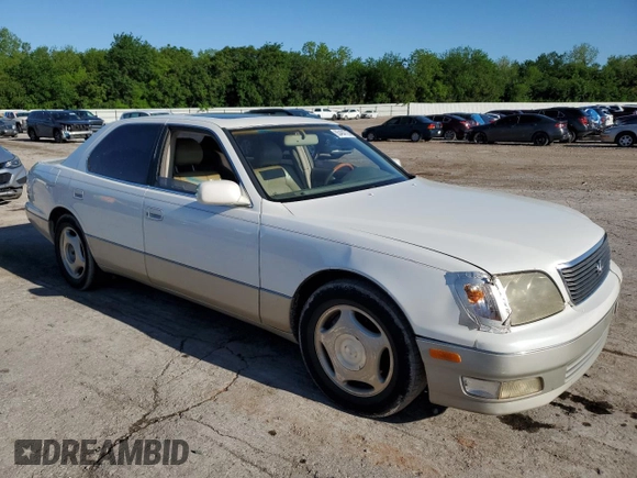 1999 Lexus LS 400 z VIN JT8BH28F8X0141302, wystawiony jako Copart lot #55484715 z przebiegiem 231 728 mil mil oraz Czysty tytuł • Clean title. Historia ofert i sprzedaży dostępna na DreamBid. Obrazek 4.