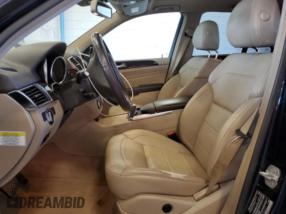 2012 Mercedes-Benz M 350 with VIN 4JGDA5HB4CA022711, listed as a Copart auction lot 56495635 with 99,461 mi miles and Salvage title. Bid and sale history available at DreamBid. Image 7.