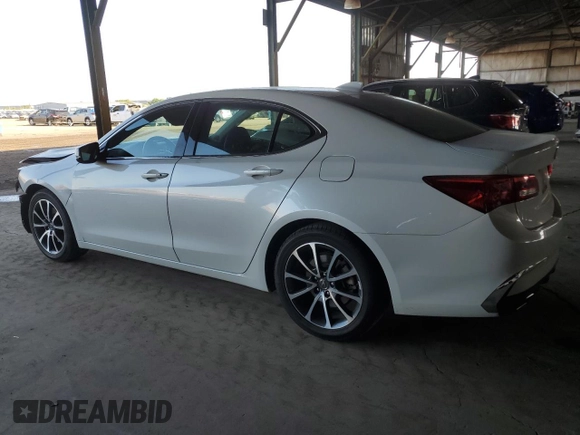 2020 Acura TLX with VIN 19UUB2F36LA001548, listed as a Copart auction lot 71017274 with 76,107 mi miles and Salvage Title. Bid and sale history available at carsss.com. Image 2.