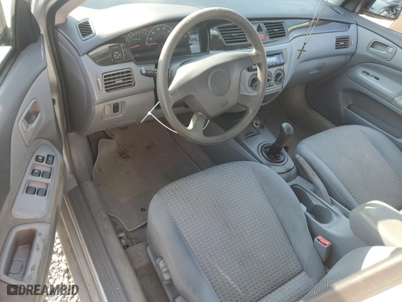 2002 Mitsubishi Lancer ES with VIN JA3AJ26E72U062554, listed as a Copart auction lot 45915625 with 163,839 mi miles and Salvage Title. Bid and sale history available at carsss.com. Image 8.